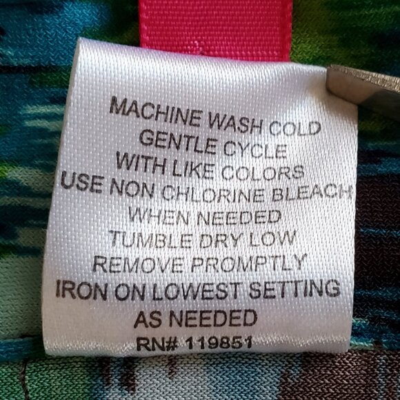 Heart Soul Blouse Top Women's Large Blue Green Ruffle Knit Stretch Cap Sleeves - Picture 12 of 13